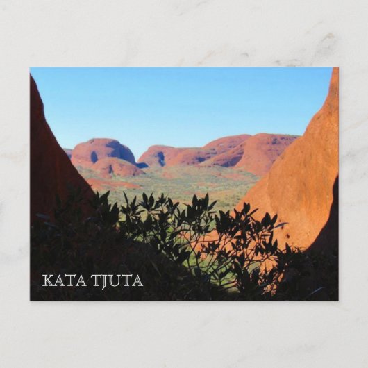 kata tjuta valley uitzicht briefkaart (Voorkant)