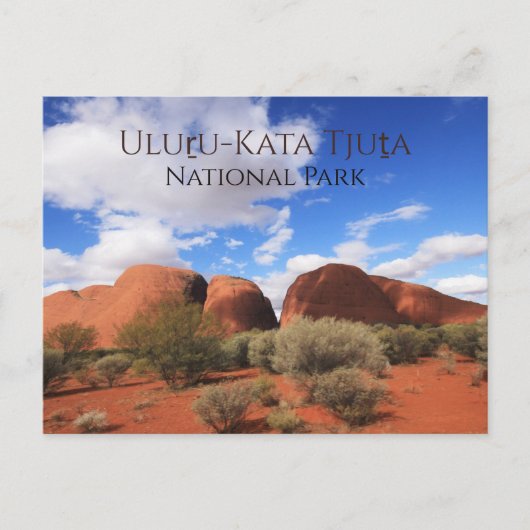 Kata Tujuta, Olgas, Uluru-Kata Tjuta NP Briefkaart (Voorkant)