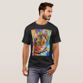 KATABPRESSIONIST Kitten Kitty Ik Ben Een Kat  Moed T-shirt (Voorkant volledig)
