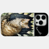 katachtige in de regen Case-Mate iPhone case (Achterkant (horizontaal))