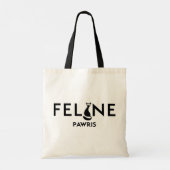 Katachtige Tote Bag (Achterkant)
