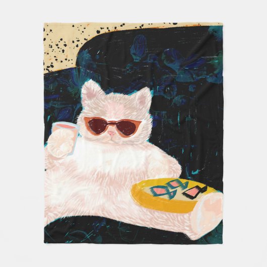katachtigheid | Dieren Huisdieren Katten Fleece Deken (Voorkant)