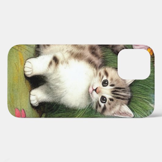  katafbeelding met rode bloemen Case-Mate iPhone case (Achterkant (horizontaal))