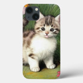  katafbeelding met rode bloemen Case-Mate iPhone case (Achterkant)