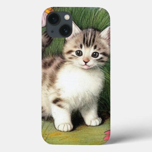 katafbeelding met rode bloemen Case-Mate iPhone case (Achterkant)