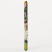 katafbeelding met rode bloemen Case-Mate iPhone case (Achterkant/rechts)