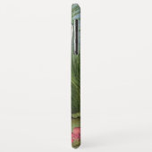 katafbeelding met rode bloemen Case-Mate iPhone case (Achterkant/links)