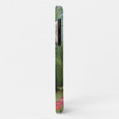 katafbeelding met rode bloemen Case-Mate iPhone case (Achterkant/links)