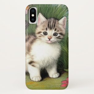 katafbeelding met rode bloemen Case-Mate iPhone case