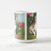 katafbeelding met rode bloemen koffiemok (Center)