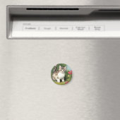  katafbeelding met rode bloemen magneet (Insitu (Vaatwasser))