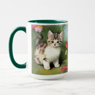 katafbeelding met rode bloemen mok