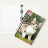 katafbeelding met rode bloemen planner (Display)