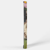  katafbeelding met rode bloemen samsung galaxy hoesje (Rechterkant)