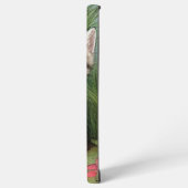  katafbeelding met rode bloemen samsung galaxy hoesje (Linkerkant)