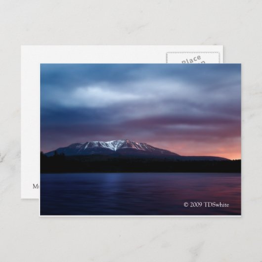 Katahdin Baxter State Park Maine Briefkaarten (Voorkant / Achterkant)