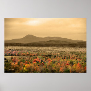 Katahdin Baxter State Park Maine Poster