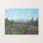 Katahdin en wilde bloemen legpuzzel (Horizontaal)