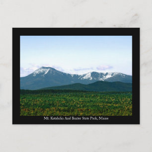 Katahdin Maine Briefkaart