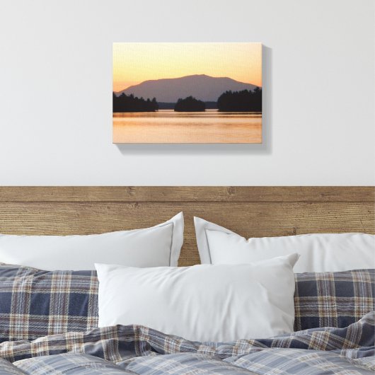 Katahdin Maine Canvas Afdruk (Insitu (Slaapkamer))