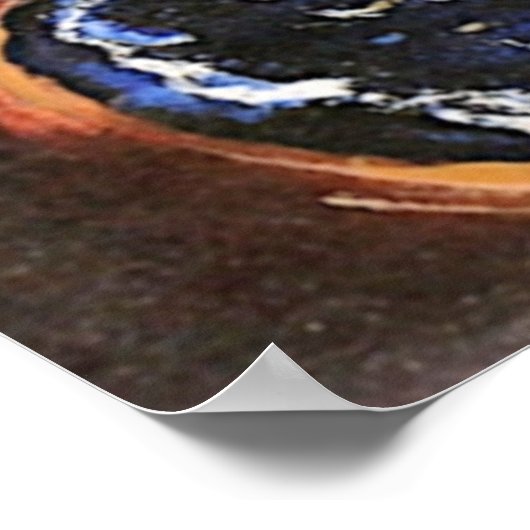 Katahdin, Maine-kleurig schilderij Poster (Hoek)