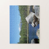 Katahdin op de rotsen legpuzzel (Verticaal)