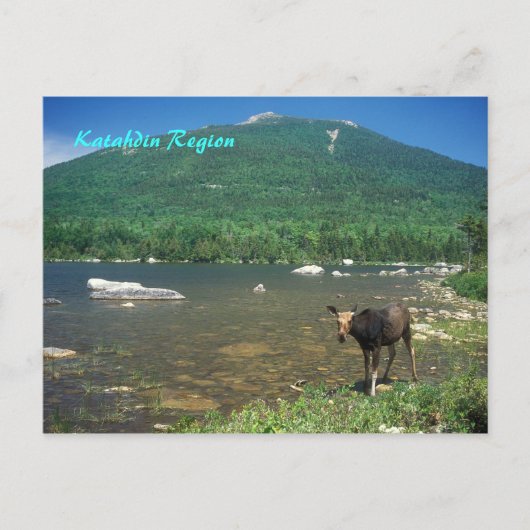 Katahdin Region Maine Briefkaart (Voorkant)