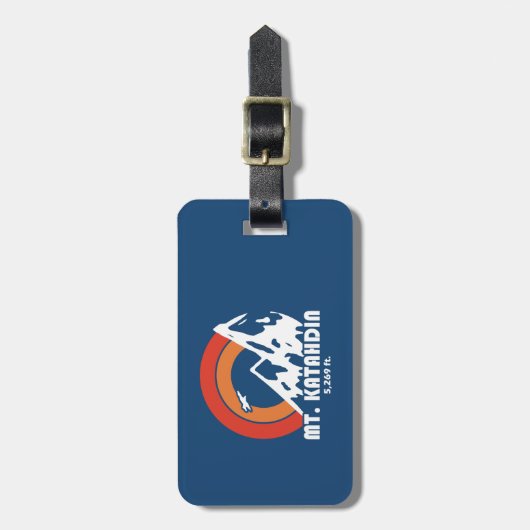 Katahdin Sun Eagle Bagagelabel (Voorkant verticaal)