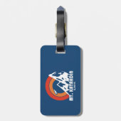 Katahdin Sun Eagle Bagagelabel (Achterkant verticaal)