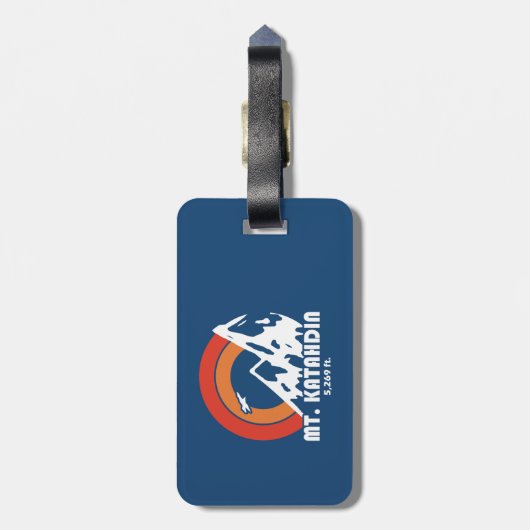 Katahdin Sun Eagle Bagagelabel (Achterkant verticaal)