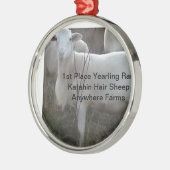 Katahin Hair Sheep Metalen Ornament (Links)