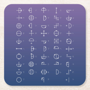 Katakamuna-diagram Kartonnen Onderzetters