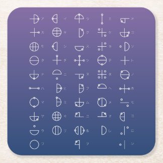 Katakamuna-diagram Kartonnen Onderzetters