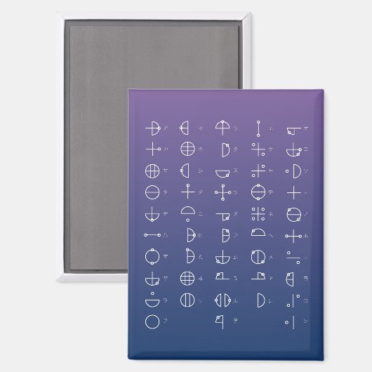 Katakamuna-diagram Magneet (Voorkant / Achterkant)