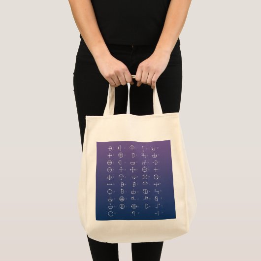 Katakamuna-diagram Tote Bag (Voorkant (product))