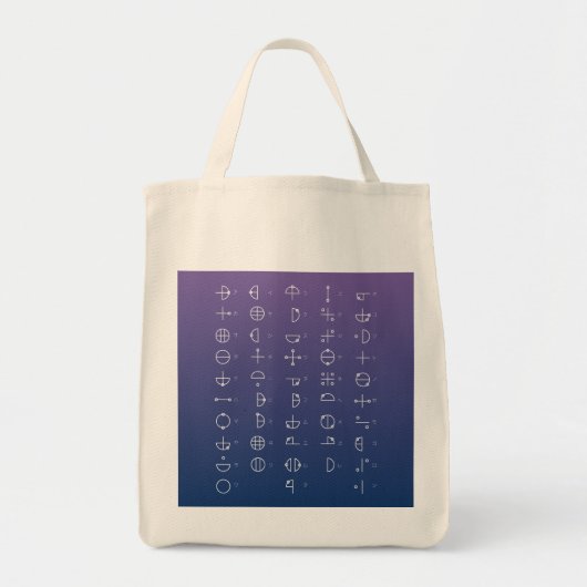 Katakamuna-diagram Tote Bag (Voorkant)