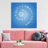 Katakamuna Kracht verzen 6e Canvas Afdruk (Insitu (Woonkamer))