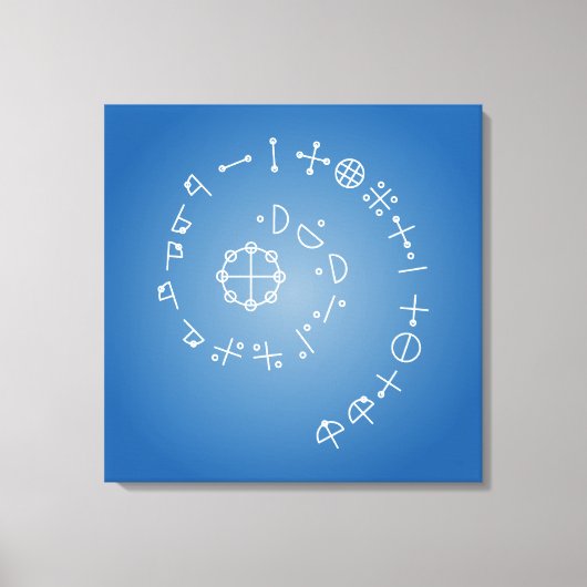 Katakamuna Kracht verzen 6e Canvas Afdruk (Voorkant)