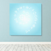 Katakamuna Power verzen 8e Canvas Afdruk (Insitu (Houten vloer))