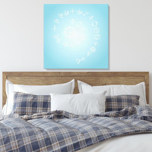 Katakamuna Power verzen 8e Canvas Afdruk (Insitu (Slaapkamer))