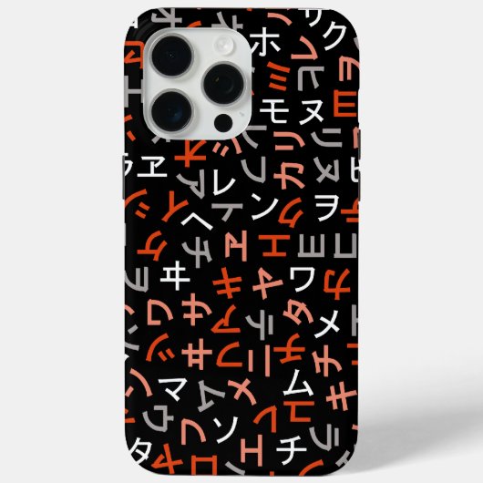 Katakana Case-Mate iPhone Case (Achterkant)