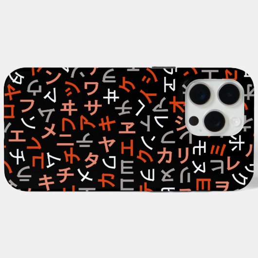 Katakana Case-Mate iPhone Case (Achterkant (horizontaal))