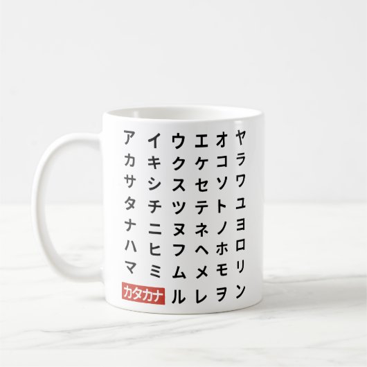 Katakana Koffiemok (Links)