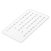 Katakana met Romaji leert Japanse tekens Magneet (Linkerzijde)