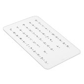 Katakana met Romaji leert Japanse tekens Magneet (Rechterzijde)