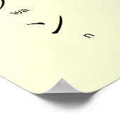 Katakana met Romaji leert Japanse tekens Poster (Hoek)