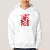 [Katakana] Samurai rood personage Hoodie (Voorkant)