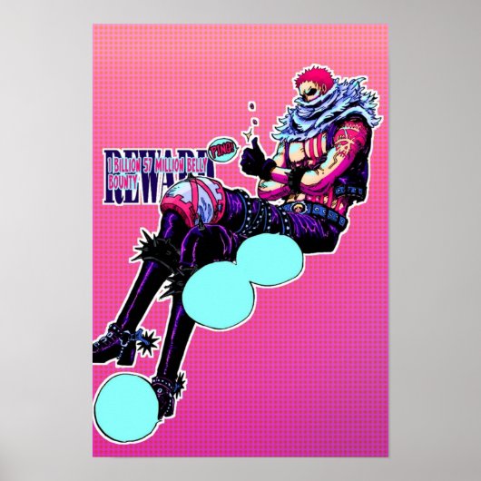 katakuri manga gekleurd poster (Voorkant)