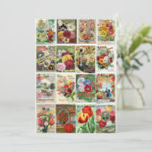  katalogi van bloemen kaart (Staand voorkant)