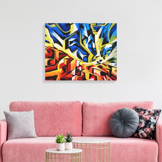 Katalysator Canvas Afdruk (Insitu (Woonkamer))